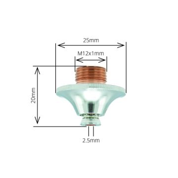 WACS Double 2.5mm Nozzles (M12)